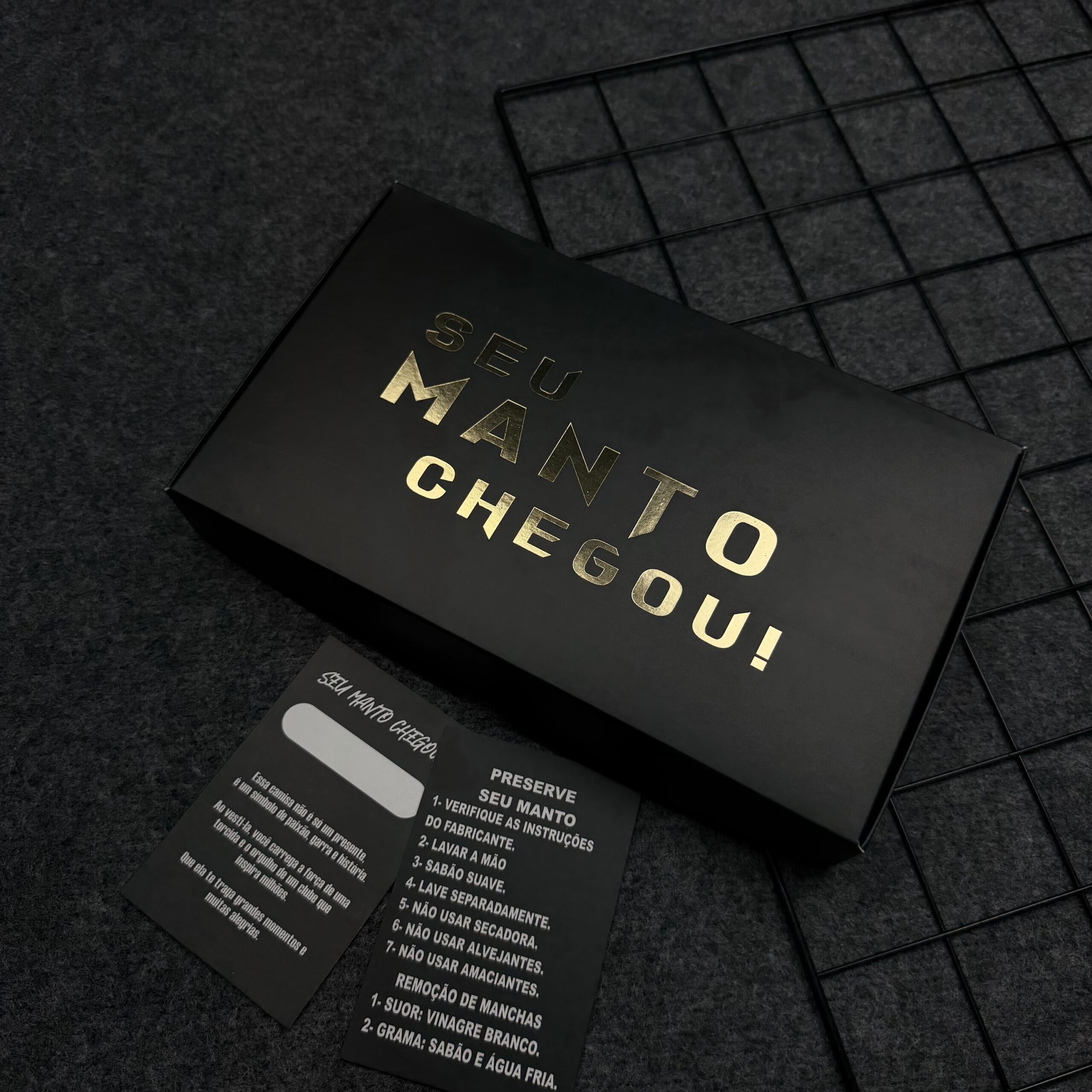Caixa Personalizada Seu Manto Preta