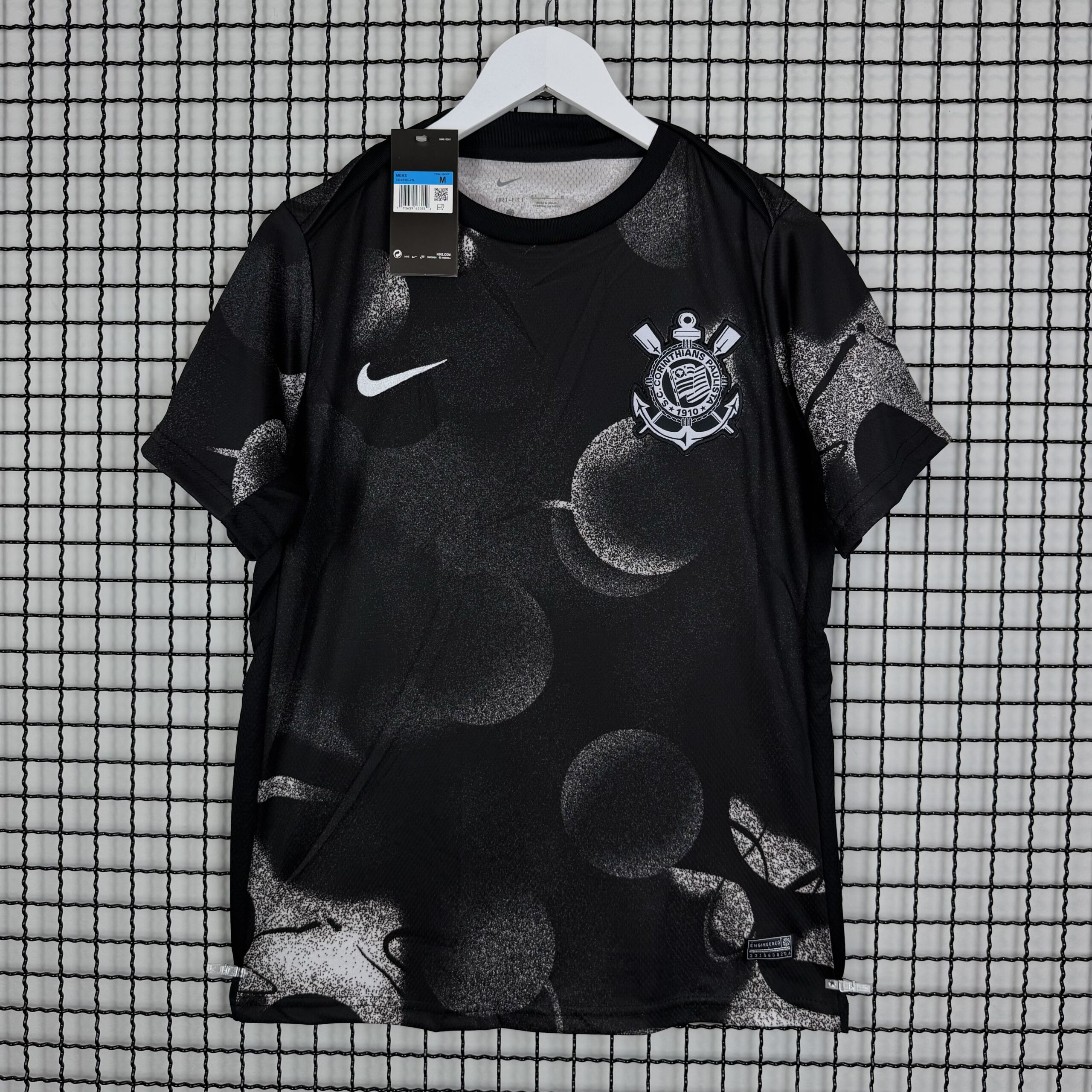 Camisa de Time Corinthians Preta Pré Jogo